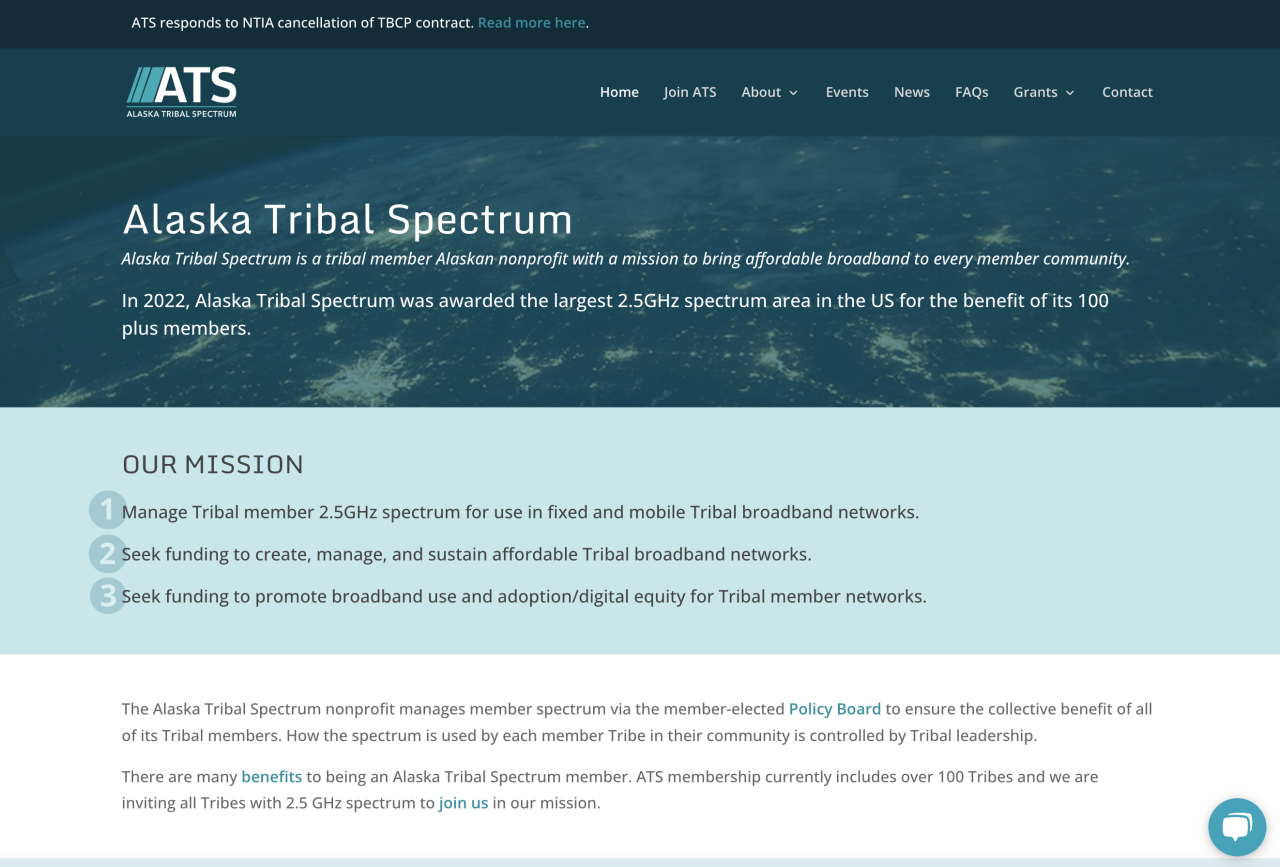 ATS home page